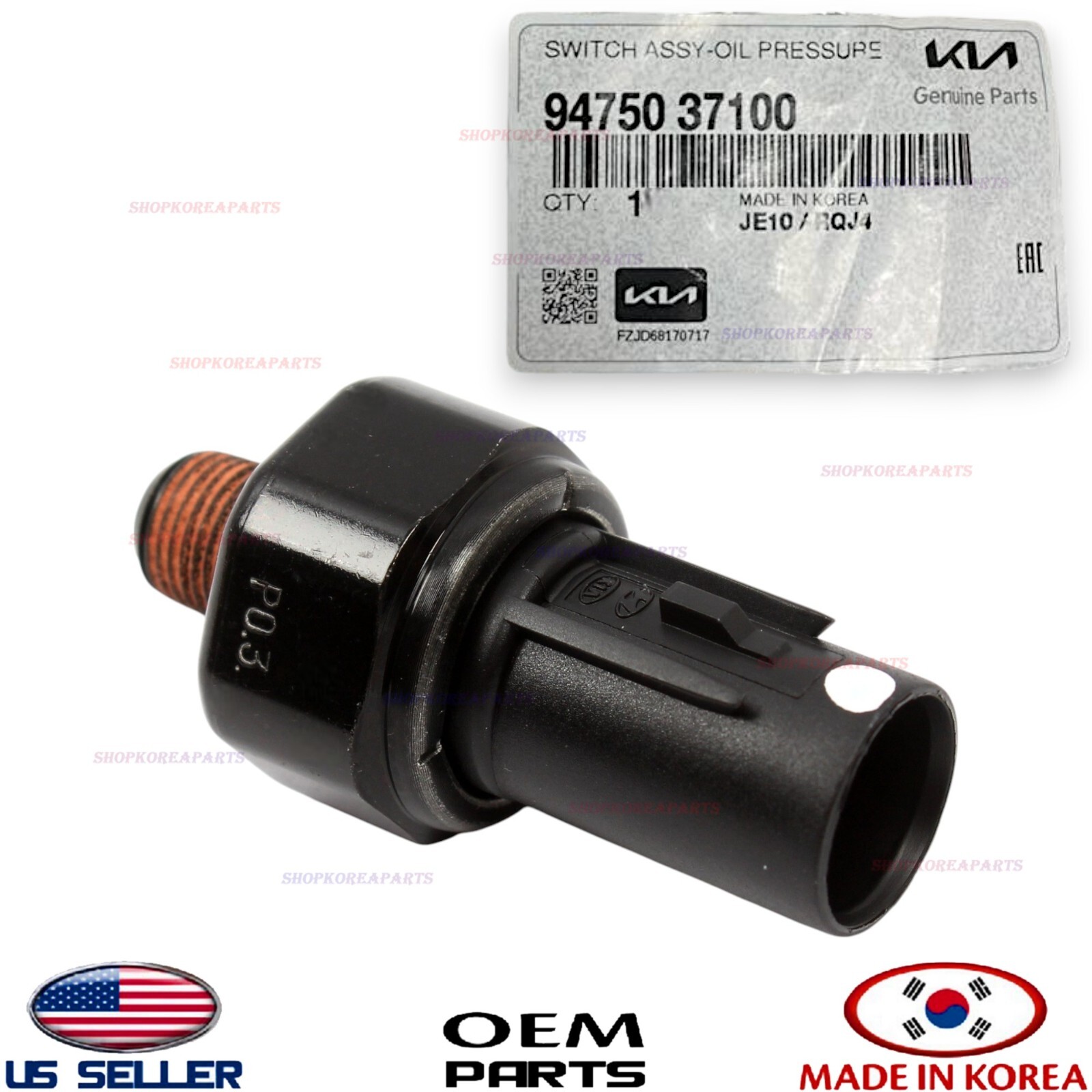 ✅Genuine✅ Oil Pressure Switch Sensor OEM 2001-2023 Hyundai Kia 9475037100QQK