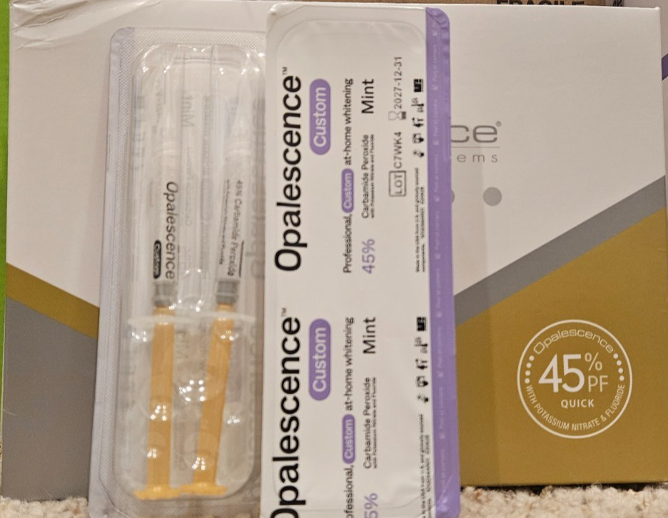 OPALESCENCE 45% Tooth Whitening Gel - Mint - 2 Packs 45 % Quick