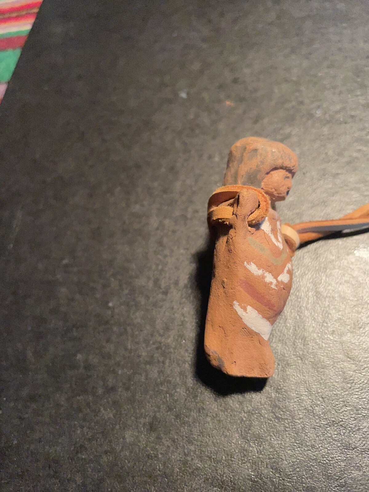 Early Hand Cast Papoose Effigy Pendant