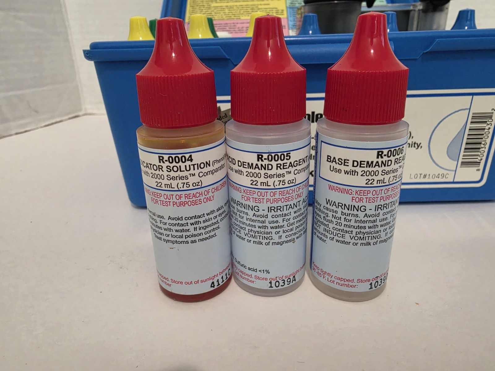 Taylor K-2005 Complete (High) Pool & Spa Water Test Kit – Clean – Mostly Full