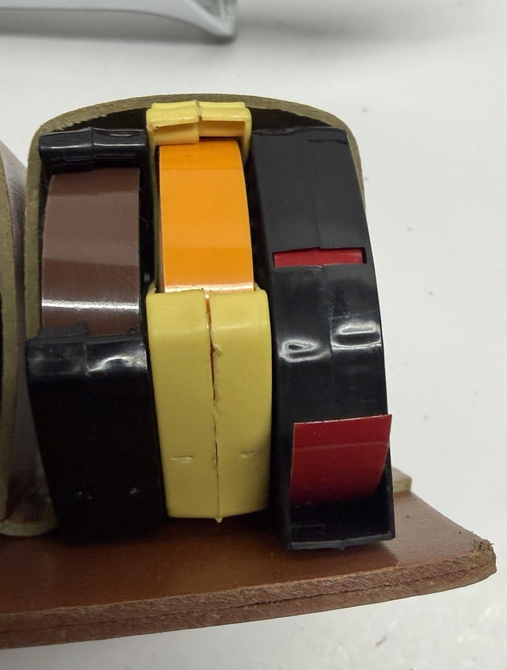 VINTAGE Dymo M-5 Tapewriter Manual Embossing Label Maker Case & Storage Tray