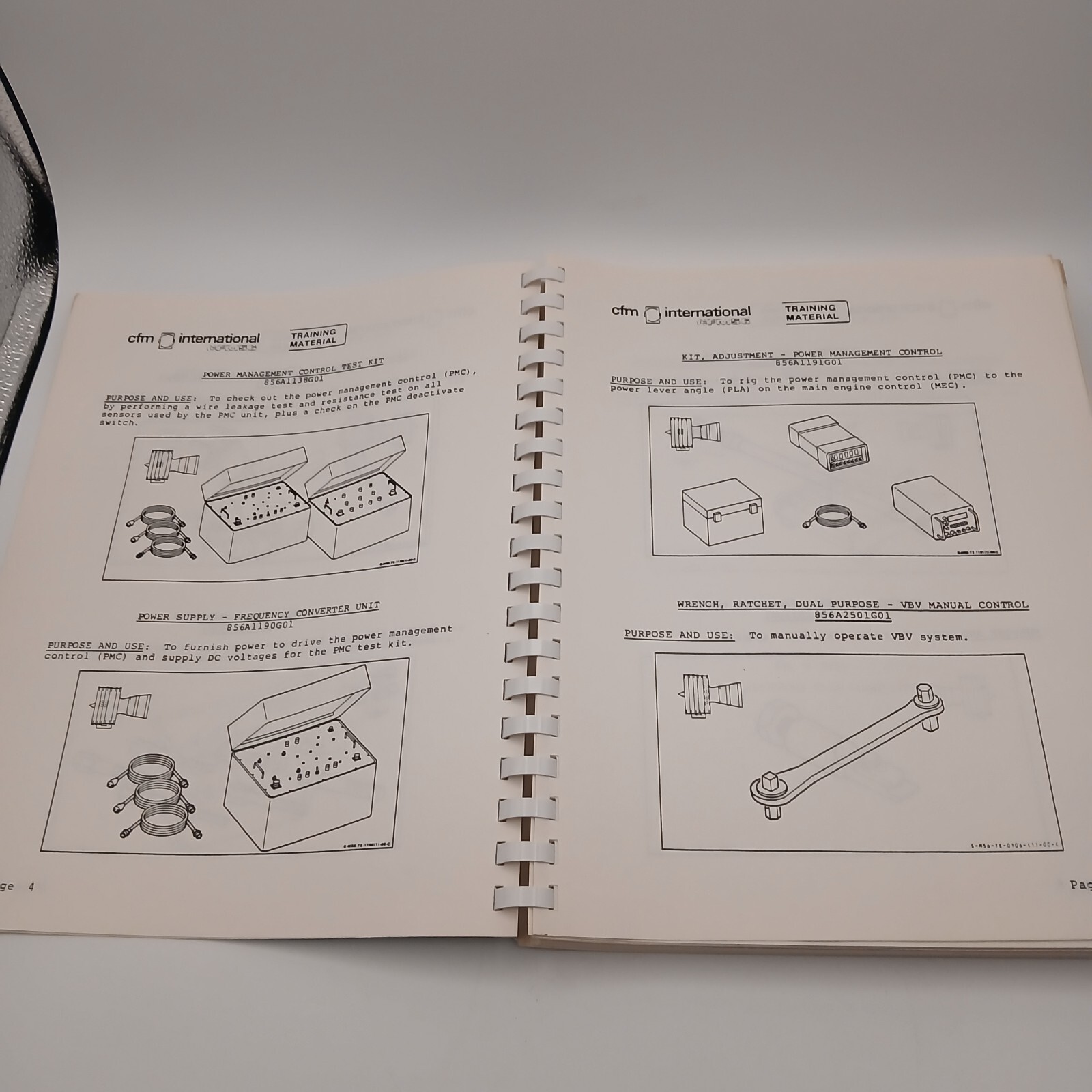 Vintage CFM International CFM56 Line Replaceable Units Students Notebook Manual