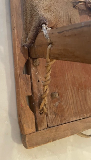 native american indian cradle board, late 19th early 20th c. Chippewa , Ottawa