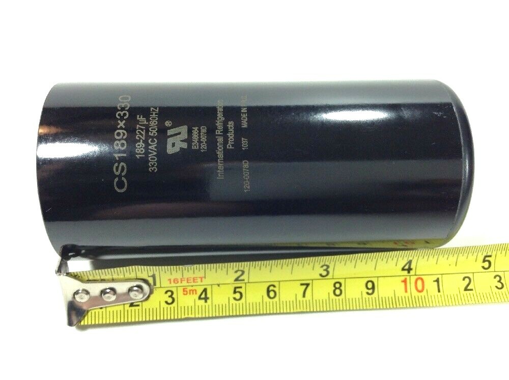 NEW 189-227 uF Motor Start Capacitor 330 vac Starting Cap compressor CS189X330