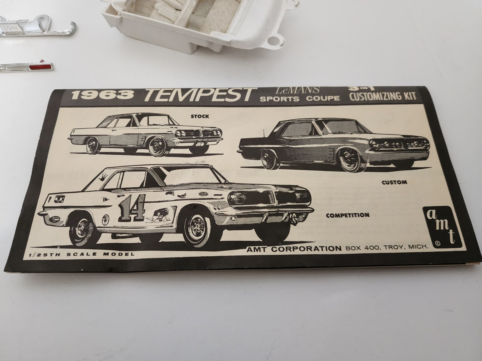 AMT 1963 PONTIAC TEMPEST. Original Stock Wheelbase