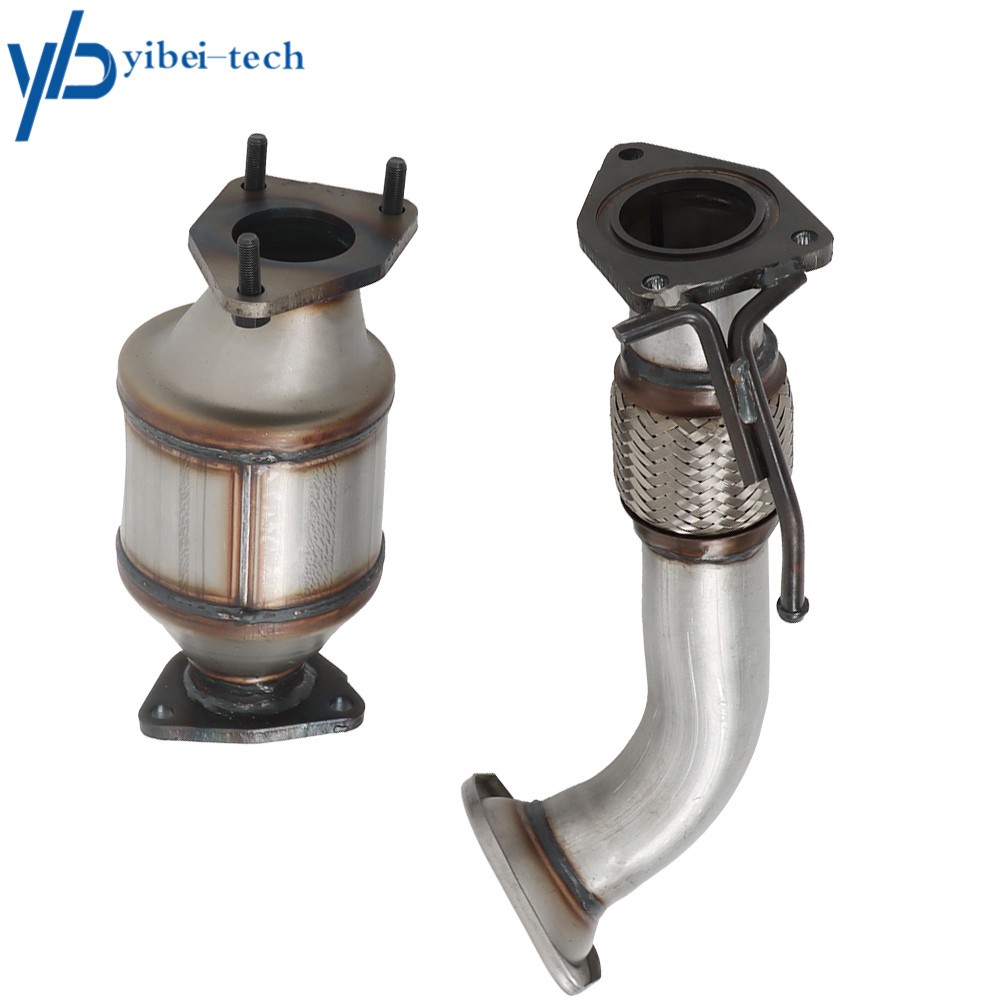 Rear Manifold Catalytic Converter & Flex Pipe For Honda Accord 2.4L 2008-2012