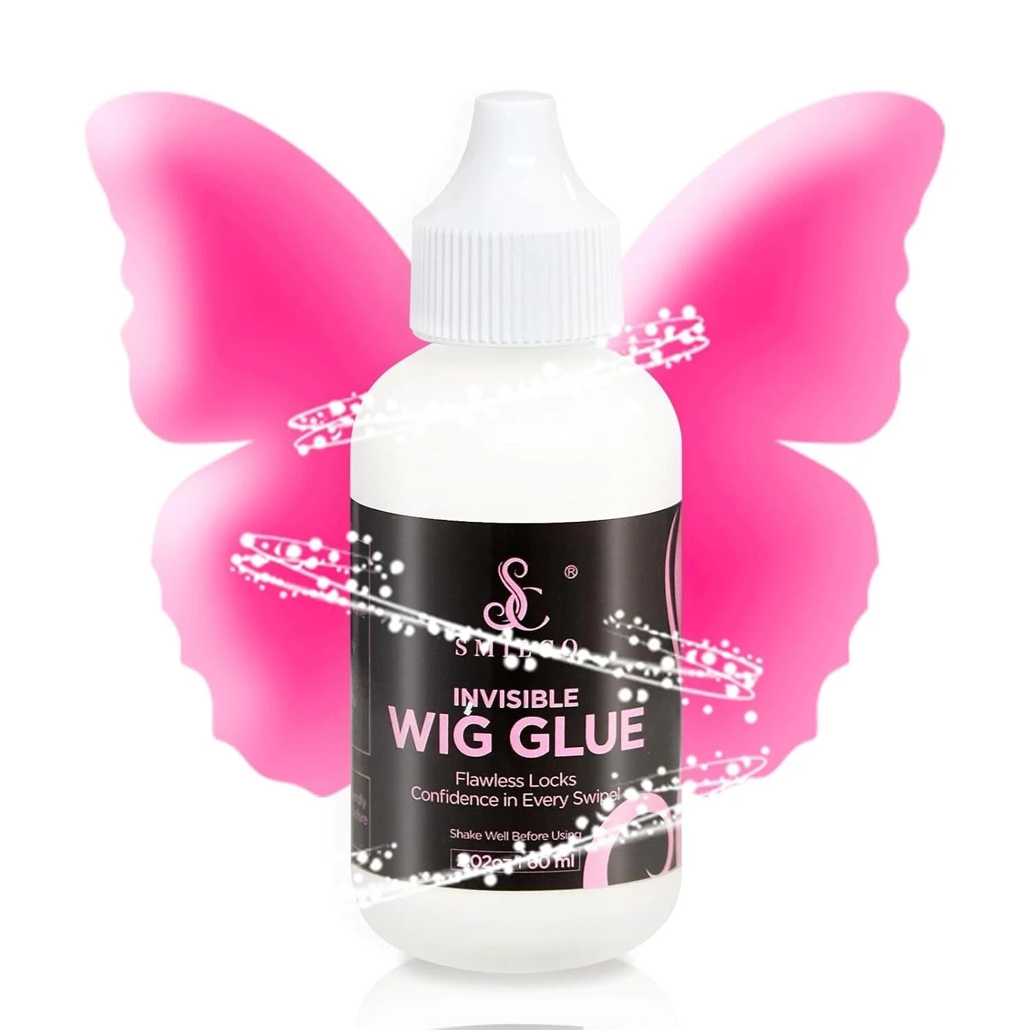 Wig Glue and Remover Set, Strong Hold Lace Glue Front Lace Wig Bonding Adhesive