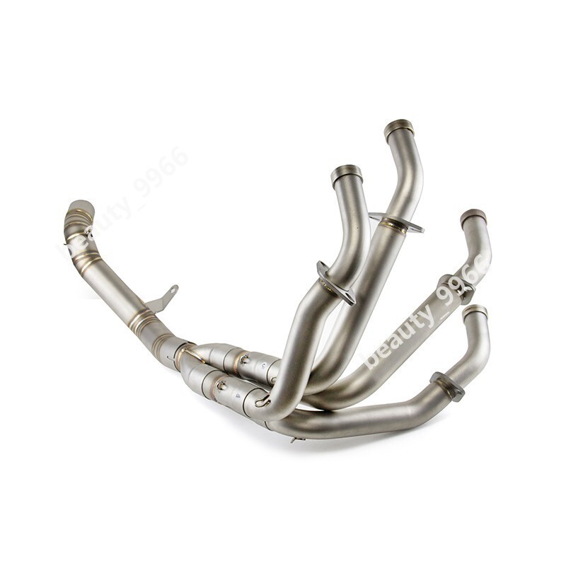 For Kawasaki Z900 2017-2025 Full Exhaust System Front Header Mid Pipe Slip On