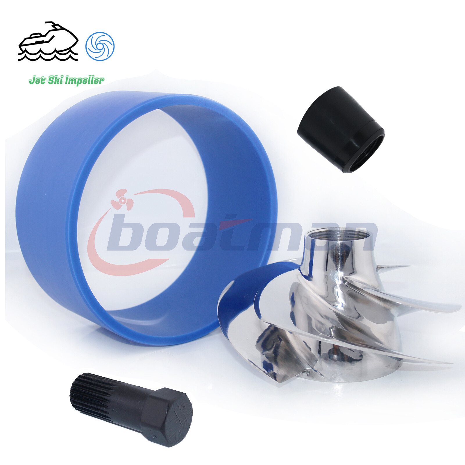 Impeller For Seadoo PWC GTI SE 130 170 GTX 170 for Solas SR-CD-11/19A+WR011+Ring