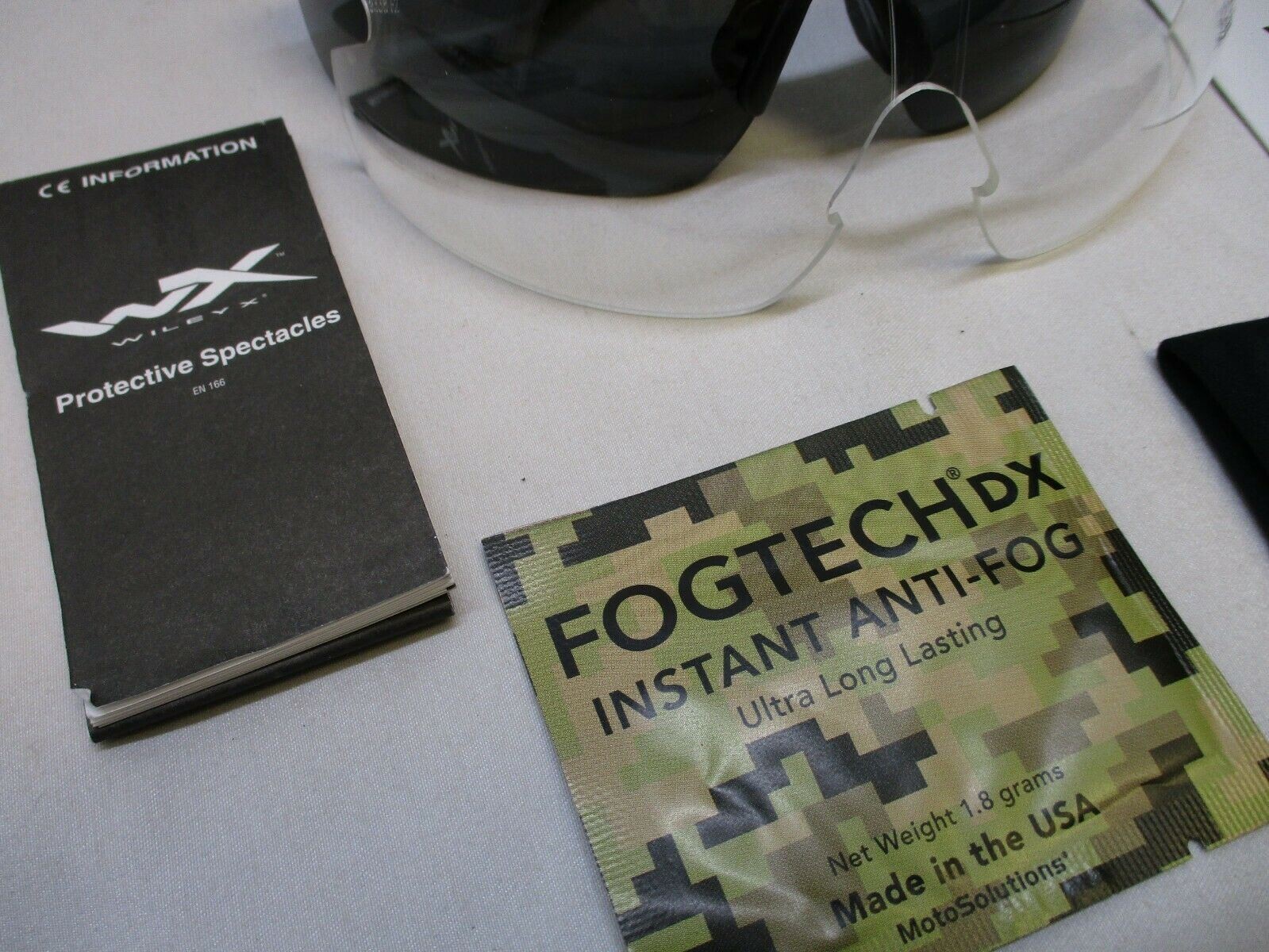 NEW WILEY-X TALON MILITARY SUNGLASS KIT EYE PRO SHATERPROOF CLEAR & DARK KIT