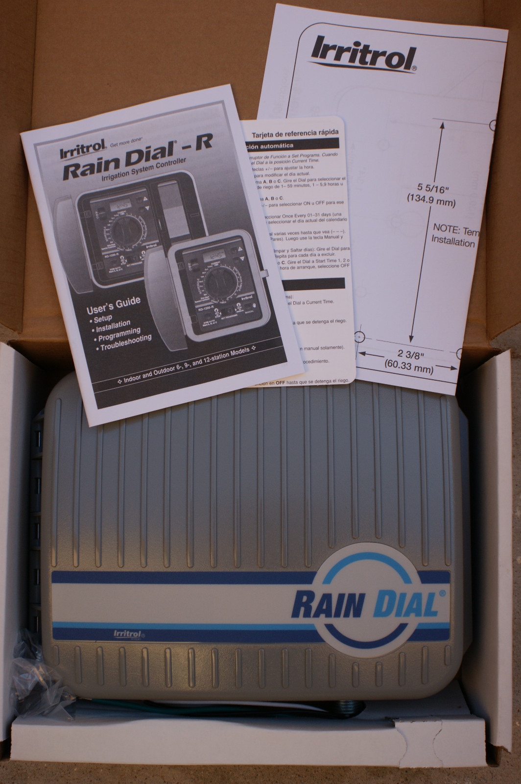 NEW EXTERIOR Irritrol / Hardie Rain Dial RD-600 R / RD-600 EXT SYSTEM