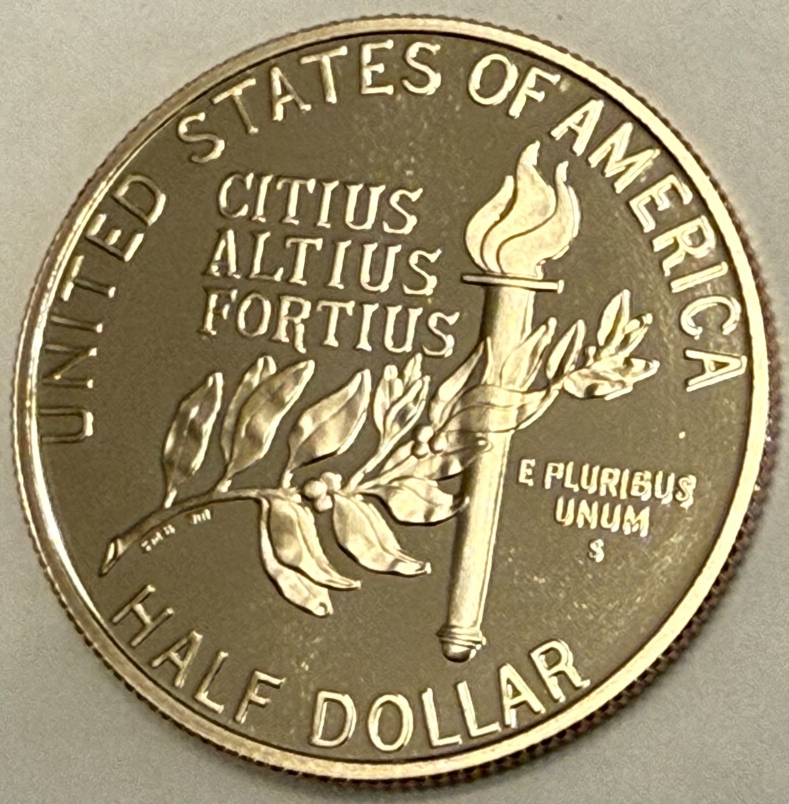 1992-S Olympics GYMNASTICS commemorative proof half dollar. Gem pf commem 1/2$.