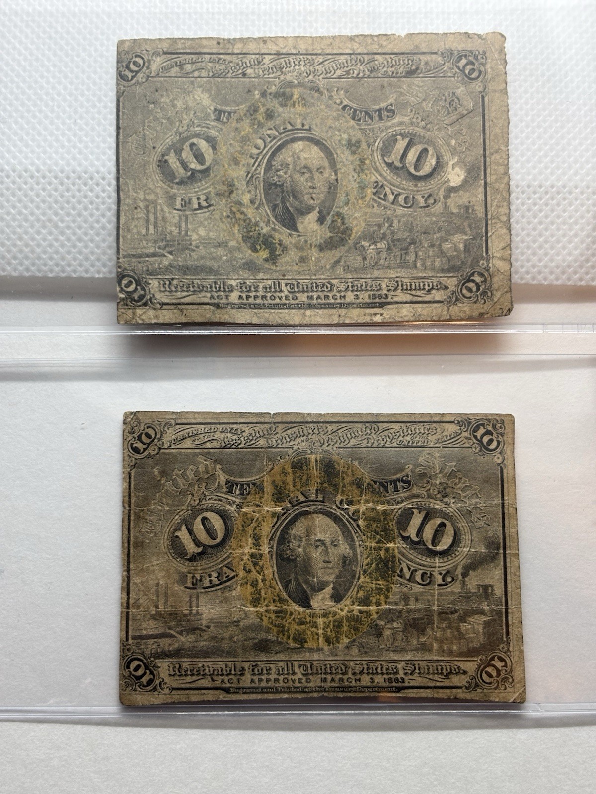 Fractional Currency Notes