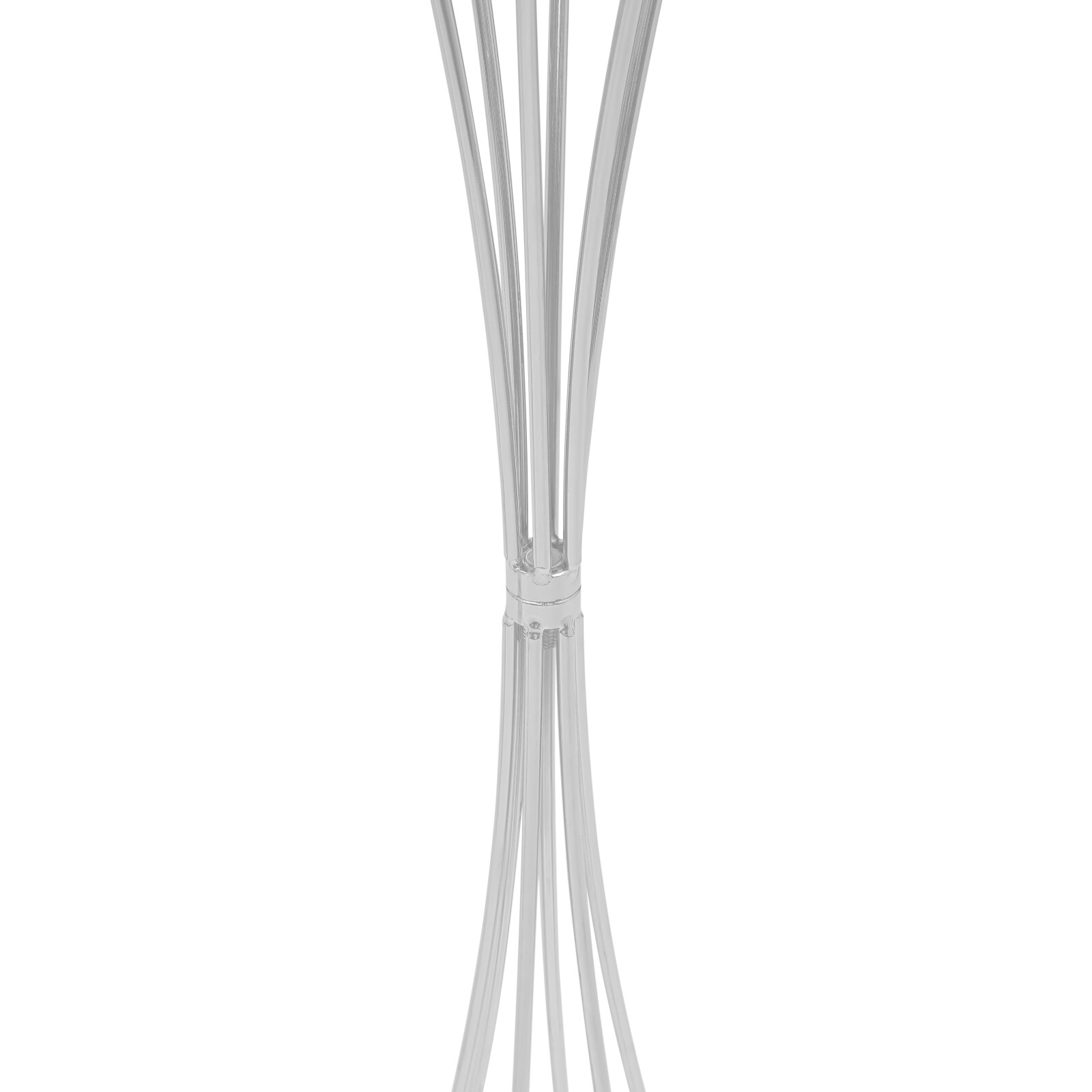 3pcs Modern Flower Stands Hourglass Shape Flower Stand Iron For Party Silver New