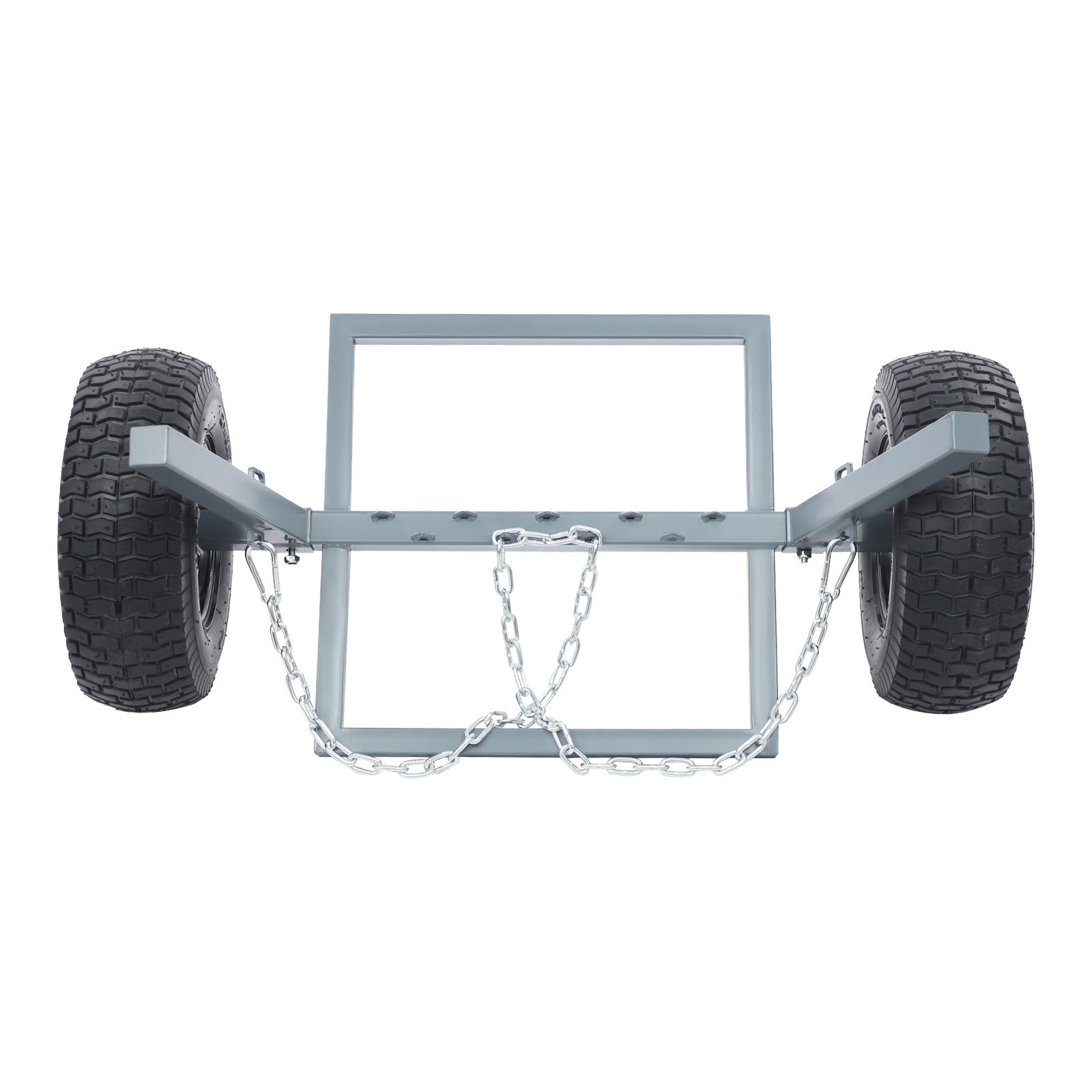 Log Skidder Heavy Duty Log Holder, Log Dolly with Chain Grey 1500 LBS Capacity