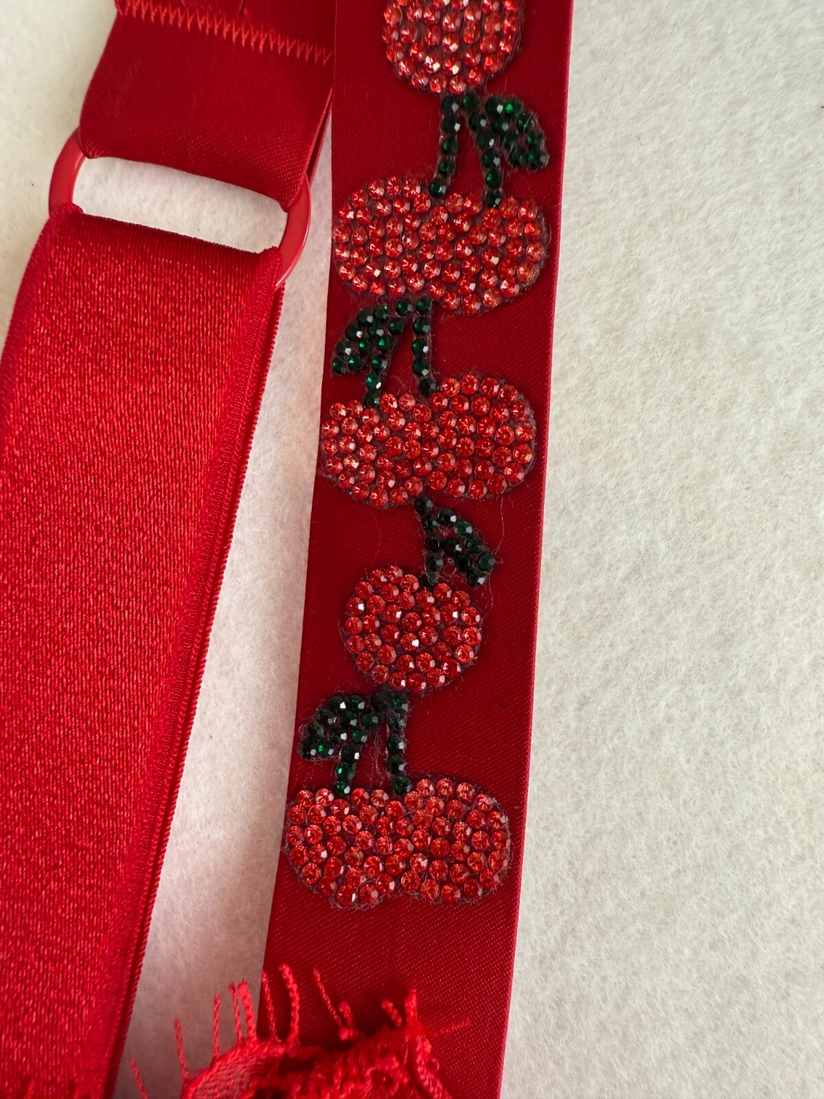 Victoria's Secret One Piece Boned Lace Teddy Bodysuit w/ Cherry Red XXL NWT