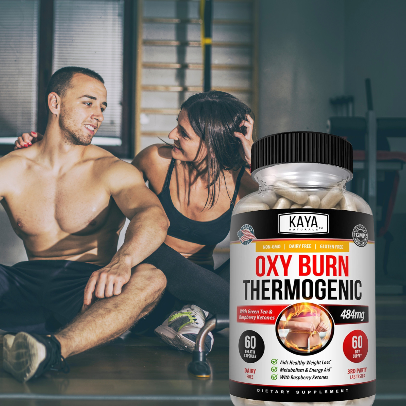 Premium OXY Burn Thermogenic 471mg Appetite Control Weight Loss Fat Burner