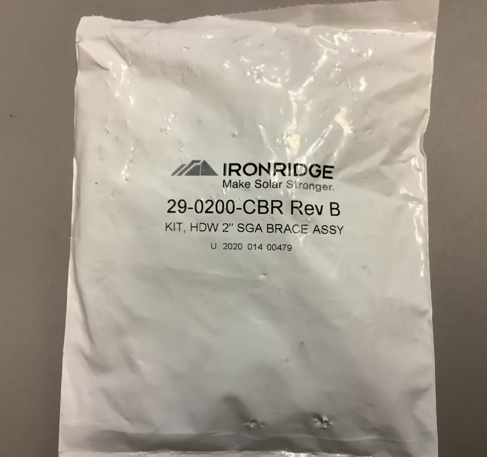 IronRidge Diagonal Brace Assembly Kit 29-0200-CBR/70-0300-CBR (R52)