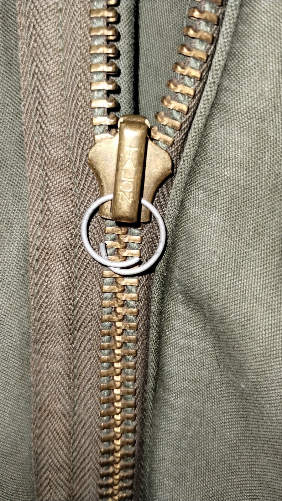 Original Modified WWII 1943 US Army Anorak Parka W/Zipper Cold Weather Medium #2