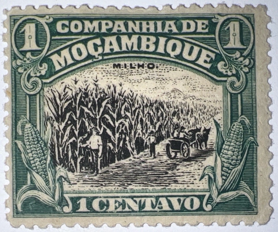 Travelstamps: Mozambique Company Stamps Sc# 111, 1 centavo, “Milho“ Mint MOGH