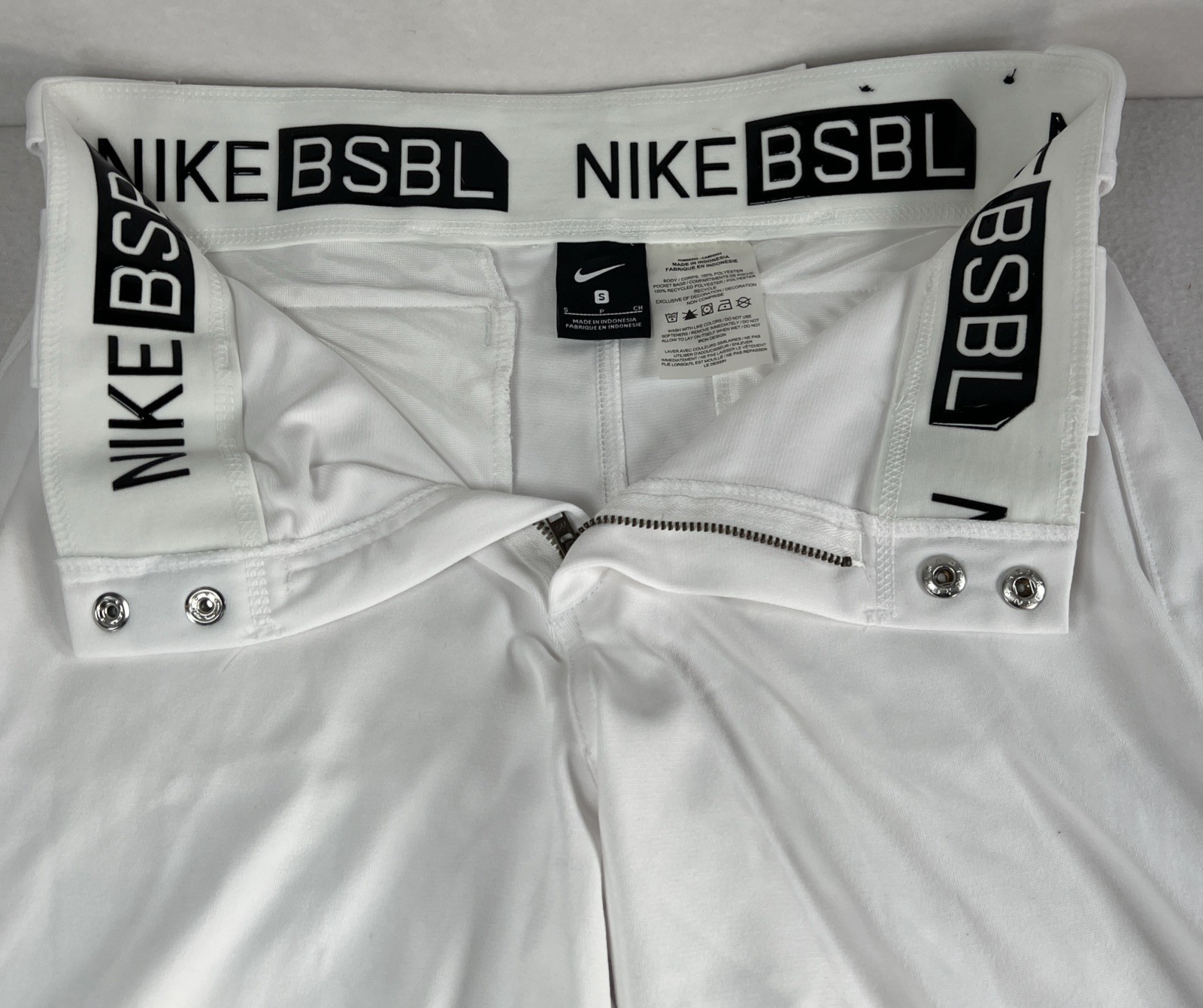 Nike Vapor Pro Baseball Pants Mens Size Small White NWOT