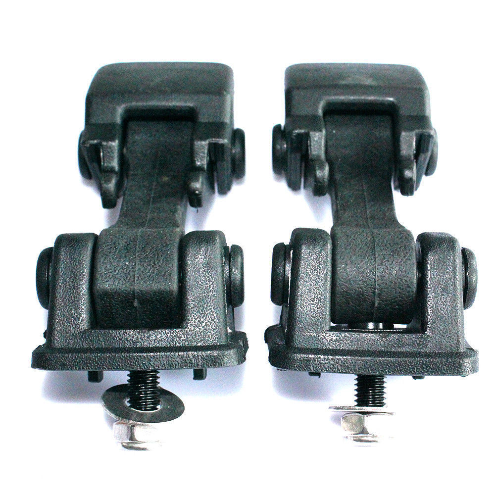 Pair Front Hood Latch Catch & Bracket for Jeep Wrangler JK 2007-18 Free Shipping