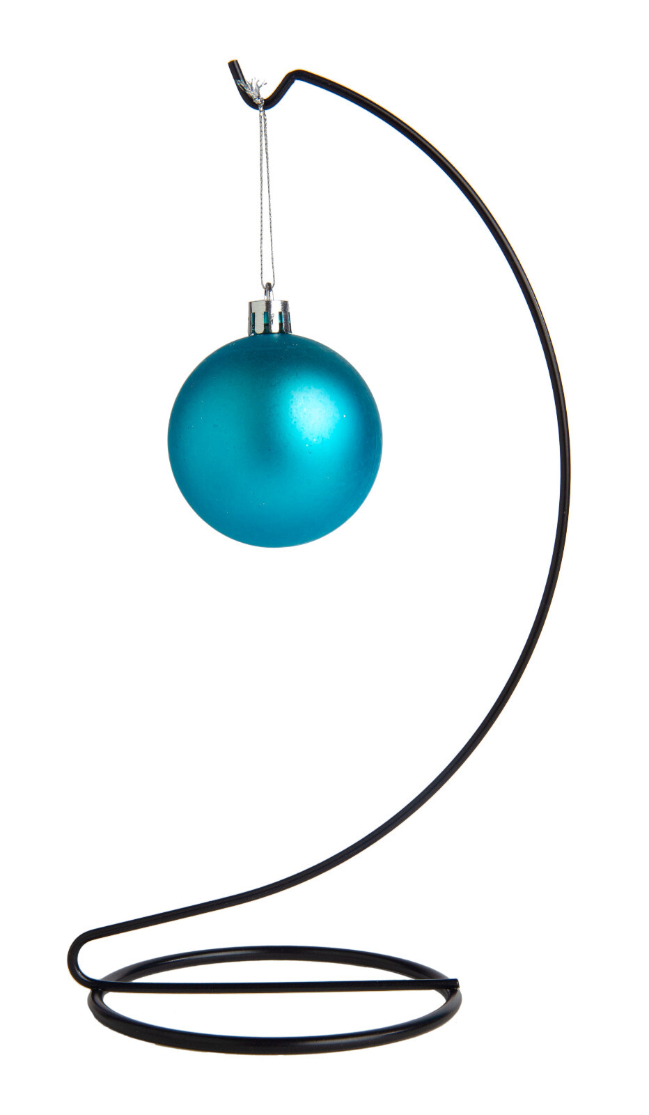 Ornament Display Stand Wire Hanger Holders,10 Inch Tall Black Chrome, Pack of 6