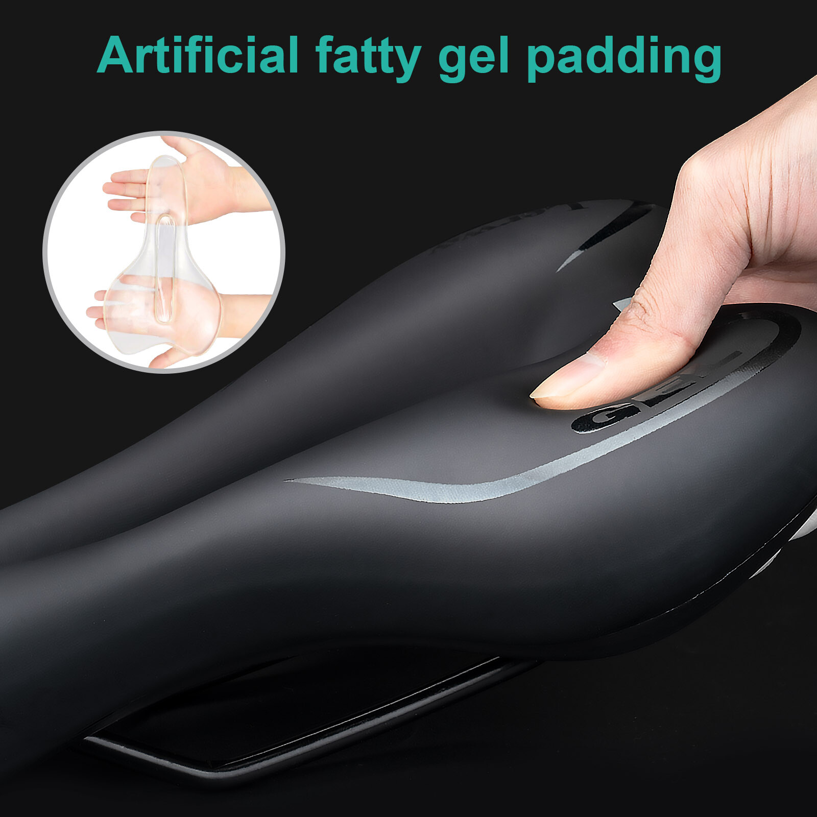 LERWAY Bike Seat Bicycle Saddle MTB Road Mountain Cycling Gel Comfort Rainproof