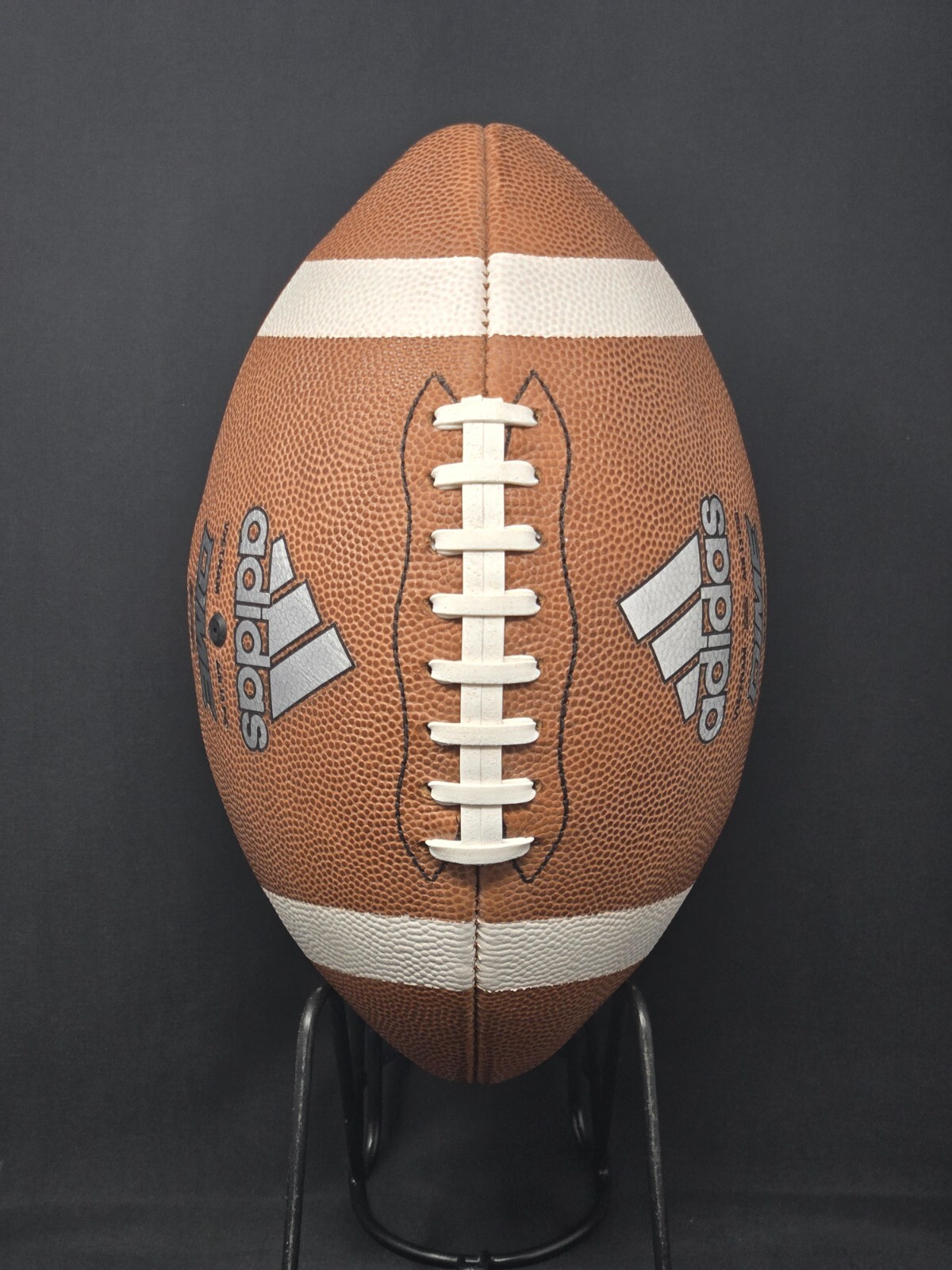 Adidas DIME Football Silver NFHS Official Size Leather Made in USA CL6491 NEW