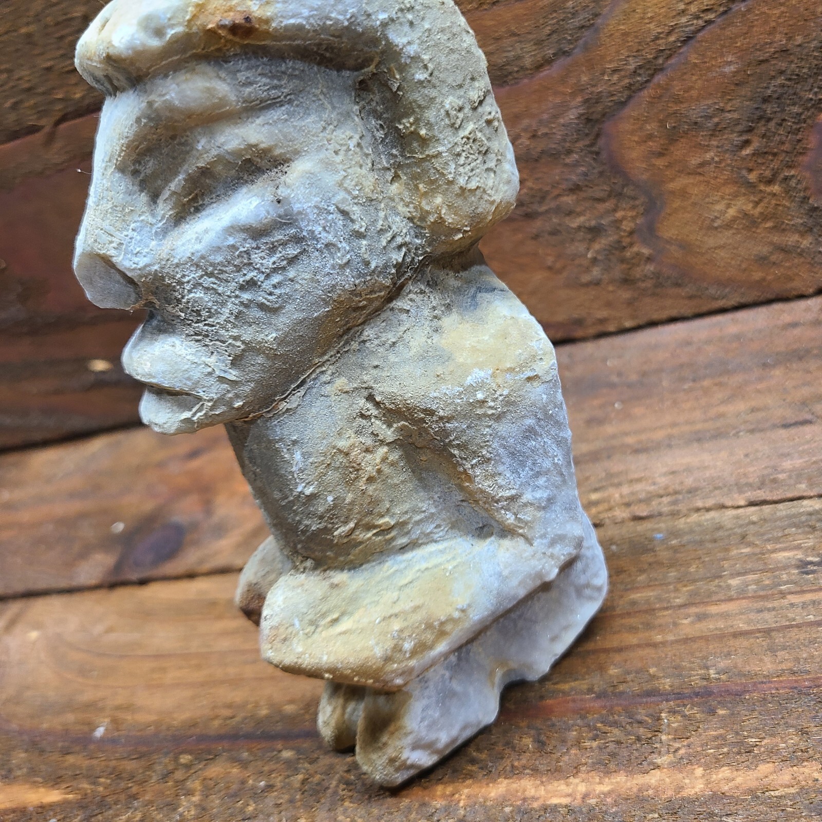 pre-columbian ancient Carved Stone Figure