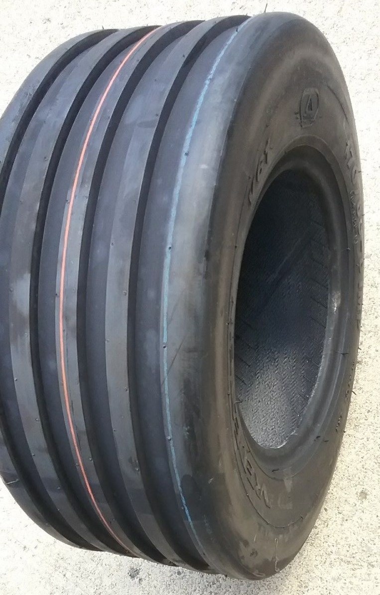 2 - 16X6.50-8 170/60-8 6-Ply 5-Rib Deep Vredestein V61 Hay Tires and Tubes