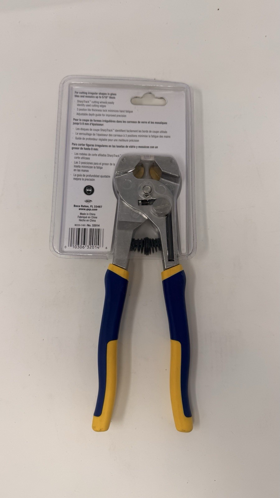 QEP Xtreme Pro Control Tile Nipper for Glass & Mosaic up to 5/16" Thickness NEW