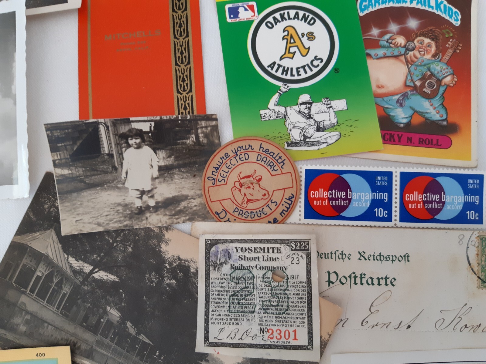 Lot of Vintage Ephemera Items--Old Postcards, paper Junk Journal Scrapbook Items