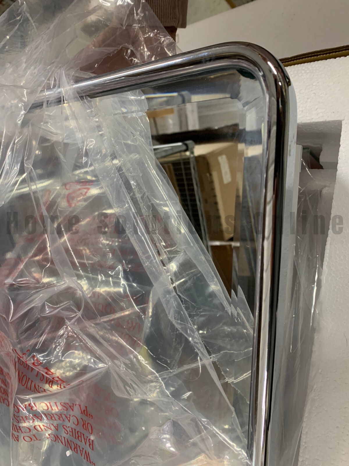 Pottery Barn Vintage Recessed Medicine Cabinet Chrome 17" x 27" #U200 READ