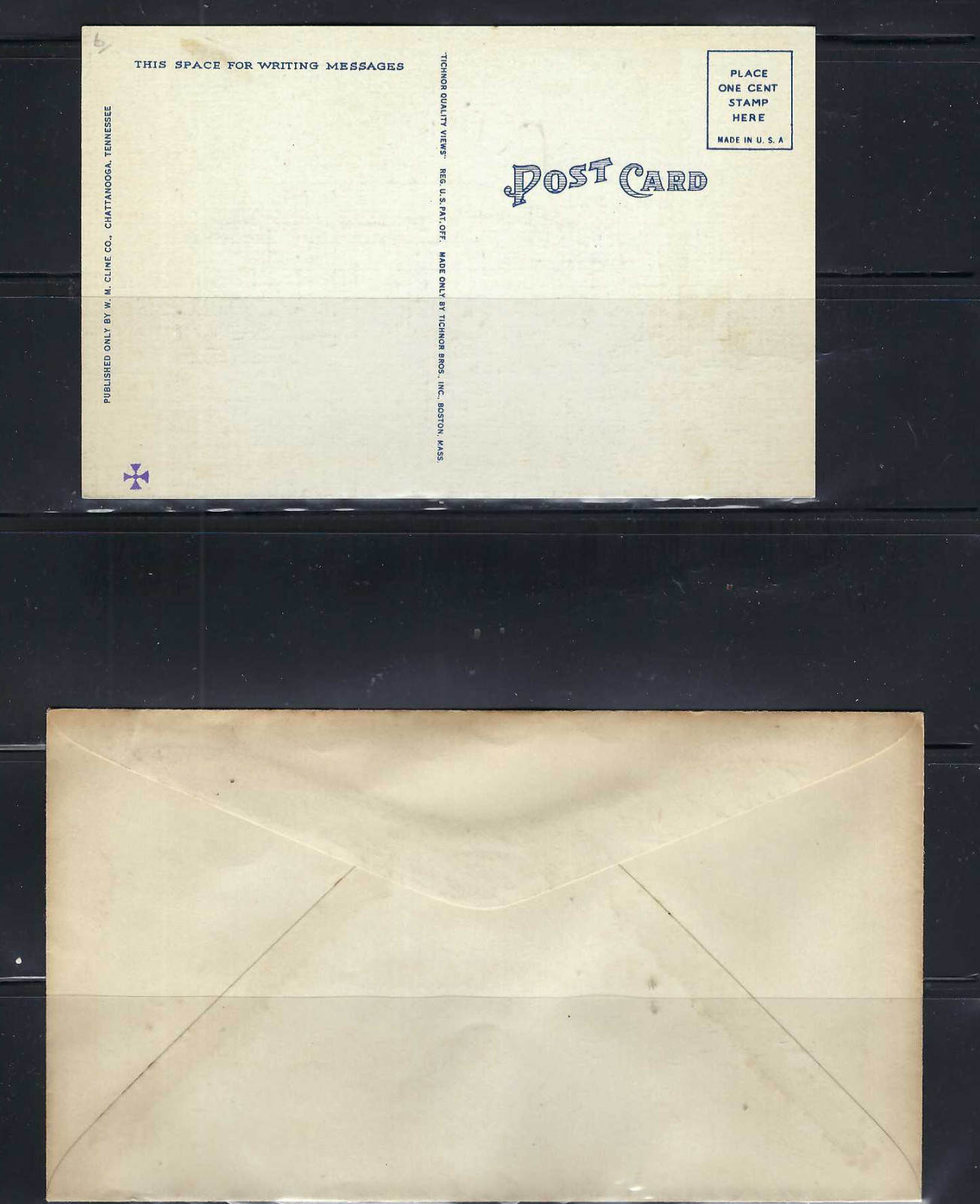 CHATTANOOGA, TENN 'POST OFFICE' POST CARD.- BUSINESS - MEDICINE, COVER