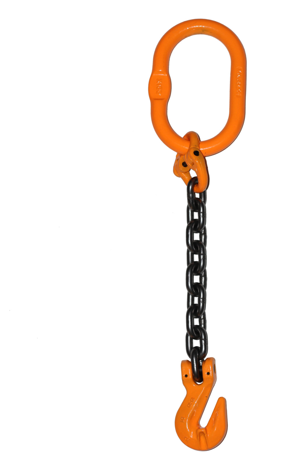 1/2" x 20' ft Lifting Chain Sling Master Link D Ring Attachment Crane Grab Hook