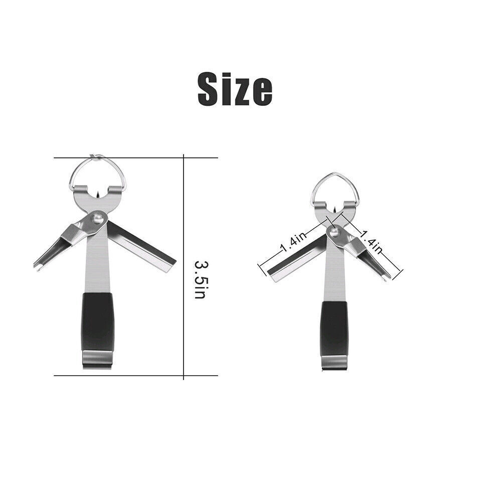 Fish Line Quick Knot Cutter Clipper Tool Fast Tie Nail Knotter Nipper Hook