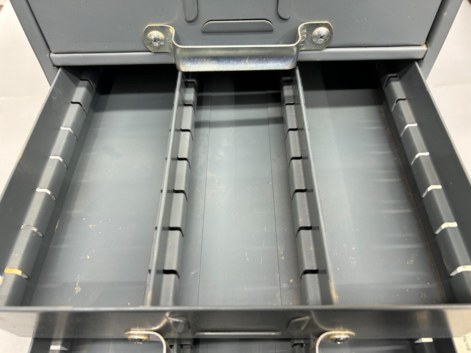 Machinist Metal 3 Drawer Divided Parts Organizer Hardware Storage Cabinet