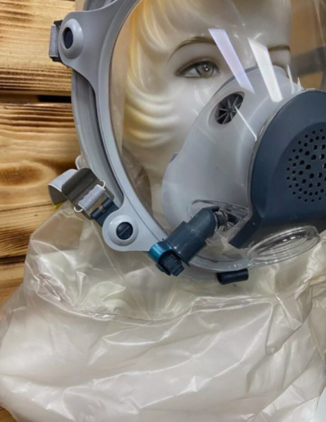 Guardian PAPR Gas Mask Kit – NBC Full Face Respirator + Blower 40mm NATO