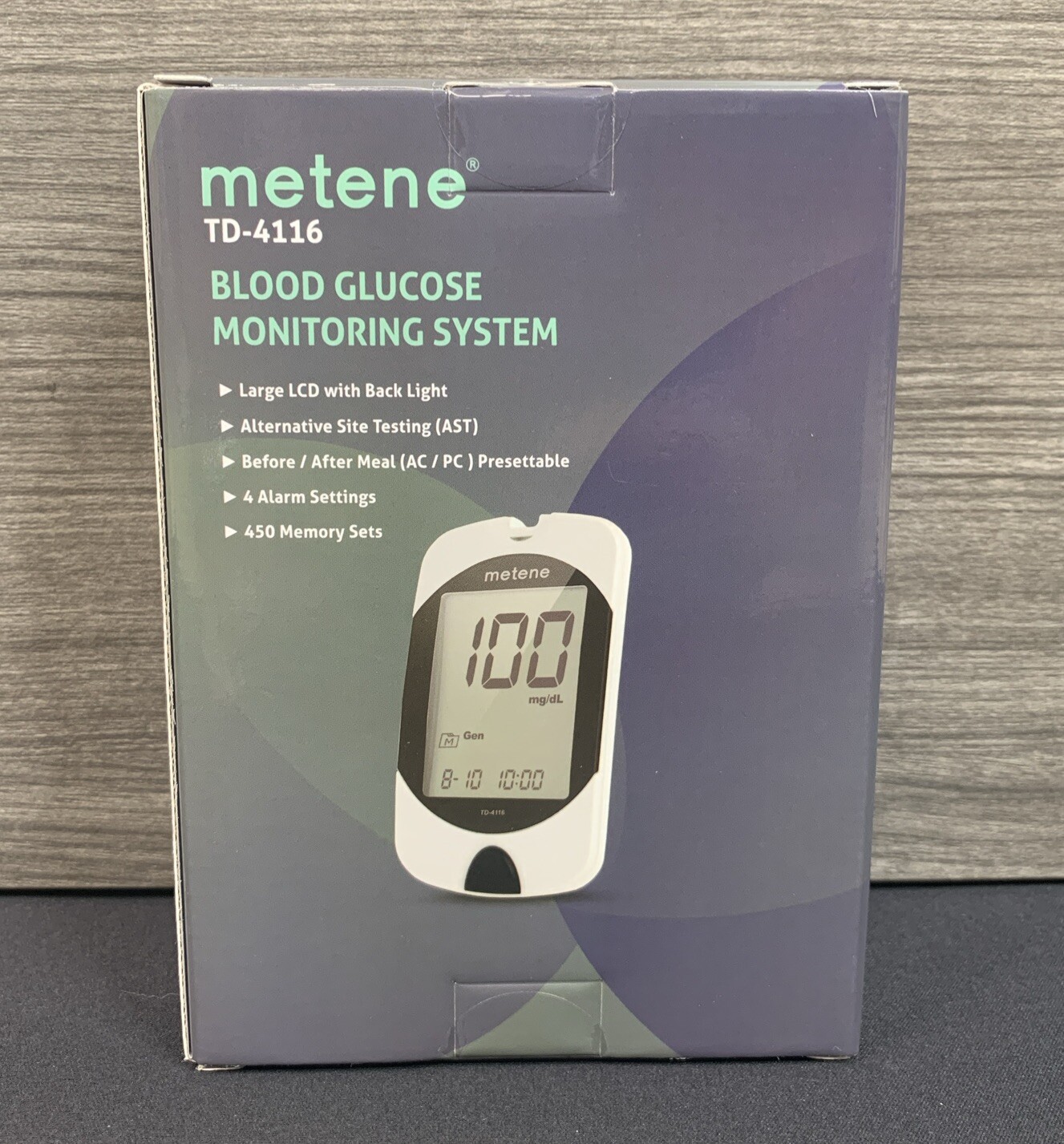 Metene TD-4116 Blood Glucose Monitoring System Kit(fresh Product) Exp Date 26