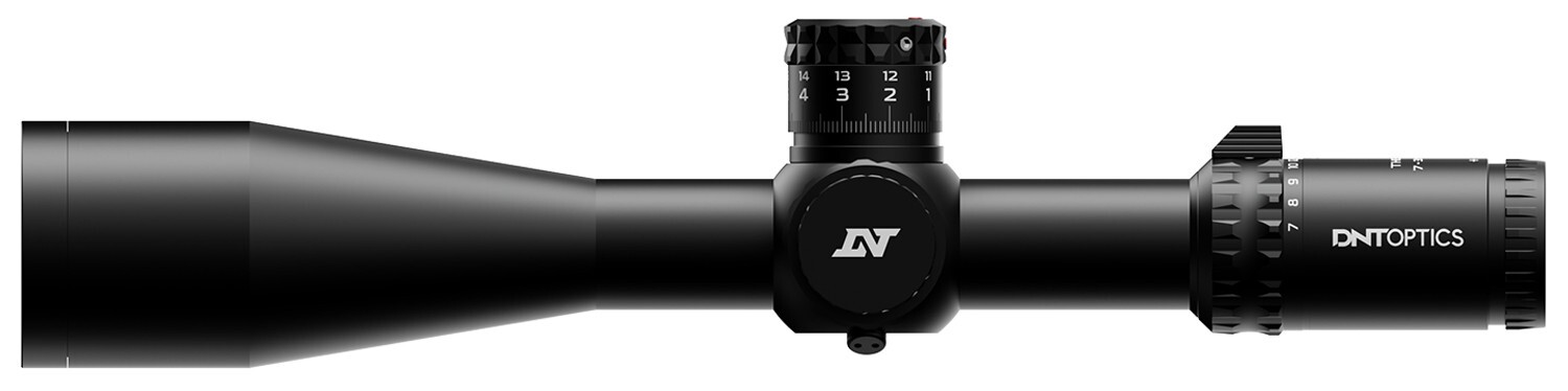 DNT Optics TheOne 7-35x56 FFP MIL TOR/MPR Illuminated Reticle with Zero Stop