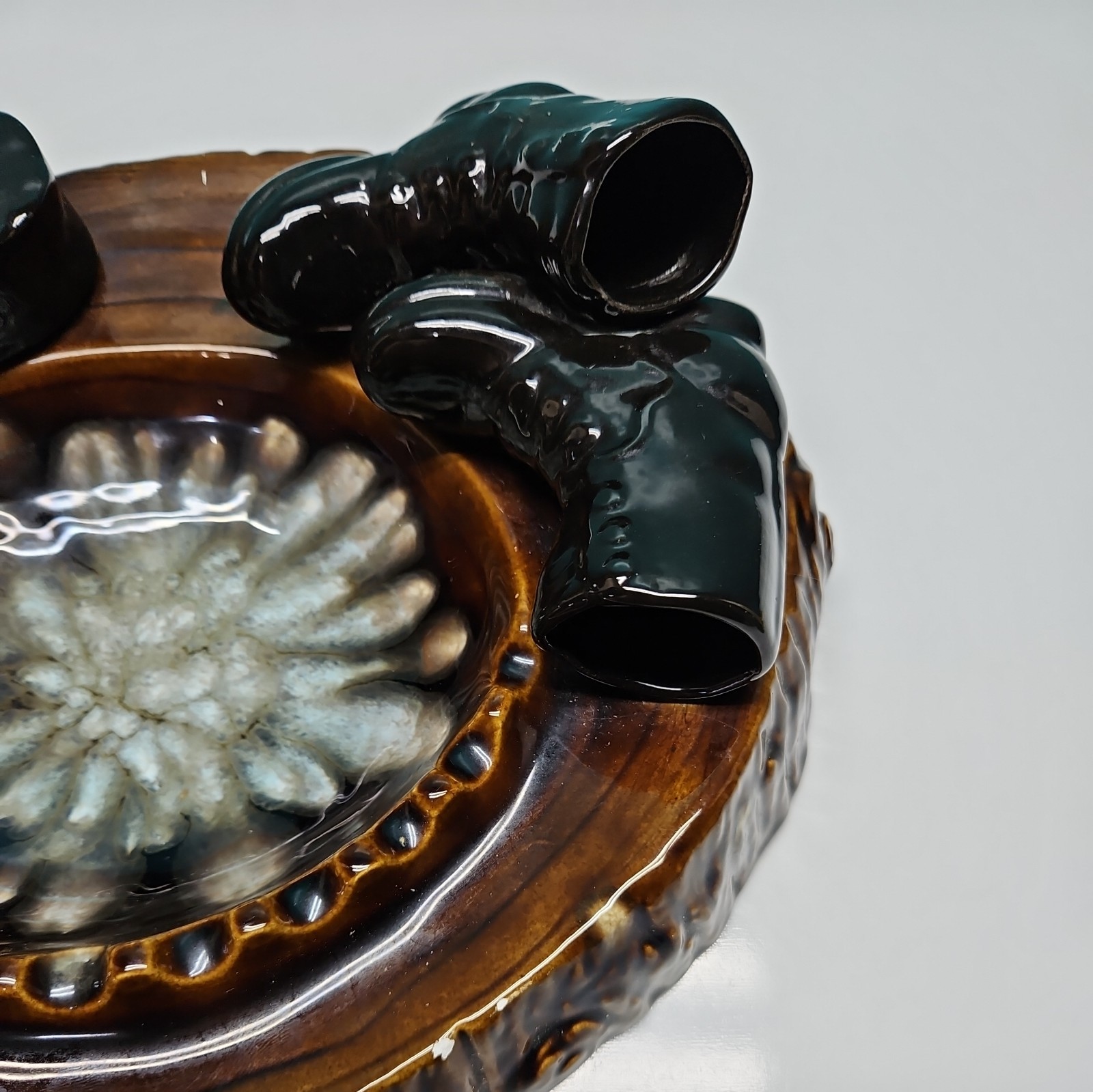 Vintage Coal Miner's Ashtray Large 11” Ceramic