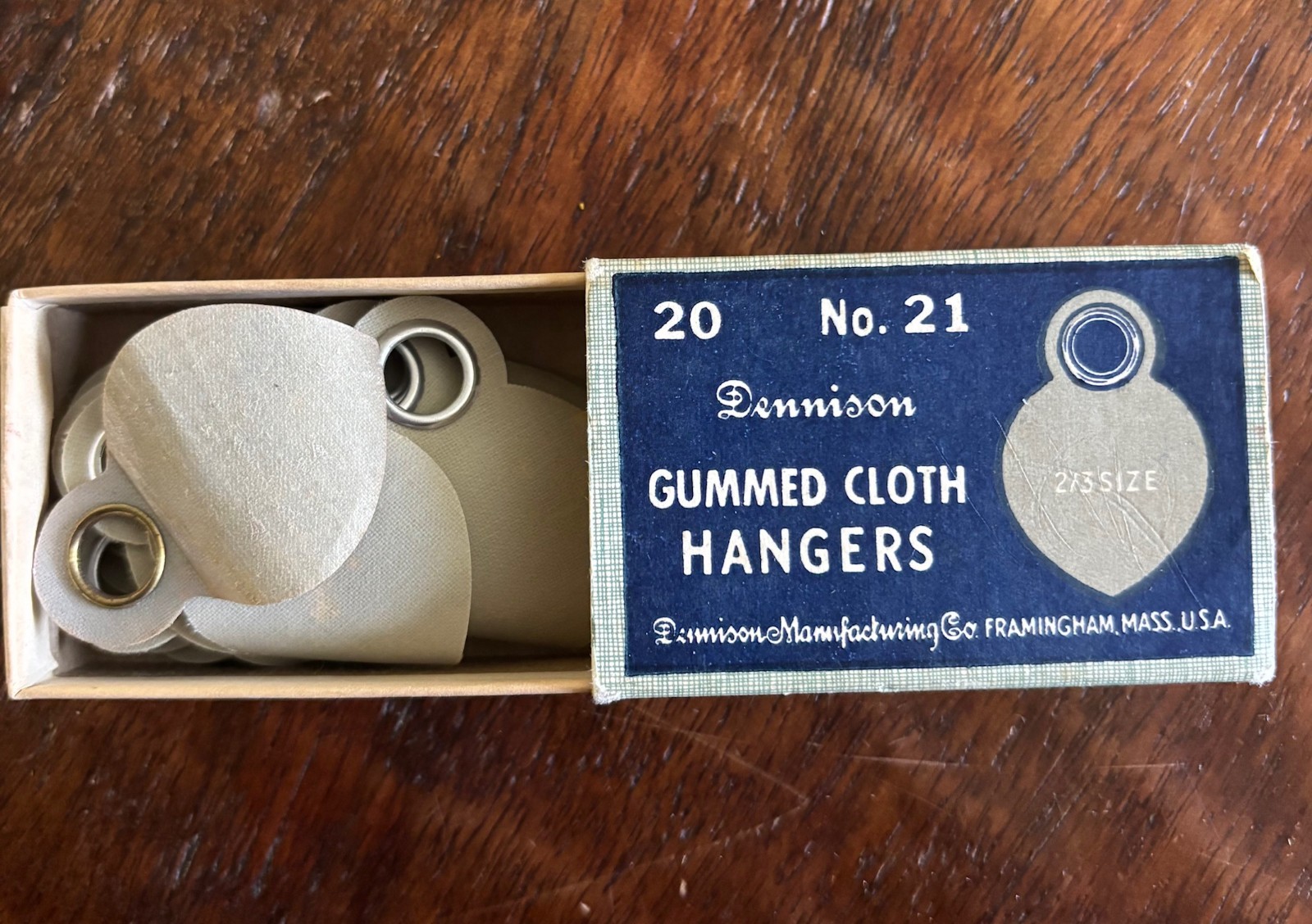 Vintage office supplies VTG brass fasteners gummed hangers pencils made in USA