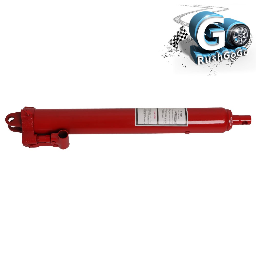 For Engine Lift Hoist Cherry Picker 3 Ton Hydraulic Long Ram Jack Manual Pump