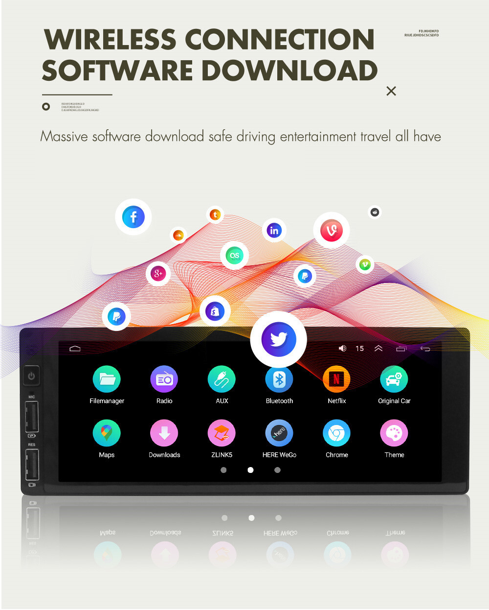 Fit For Chrysler New Yorker 1975-1996 For Carplay Car Stereo Radio GPS WIFI/4G