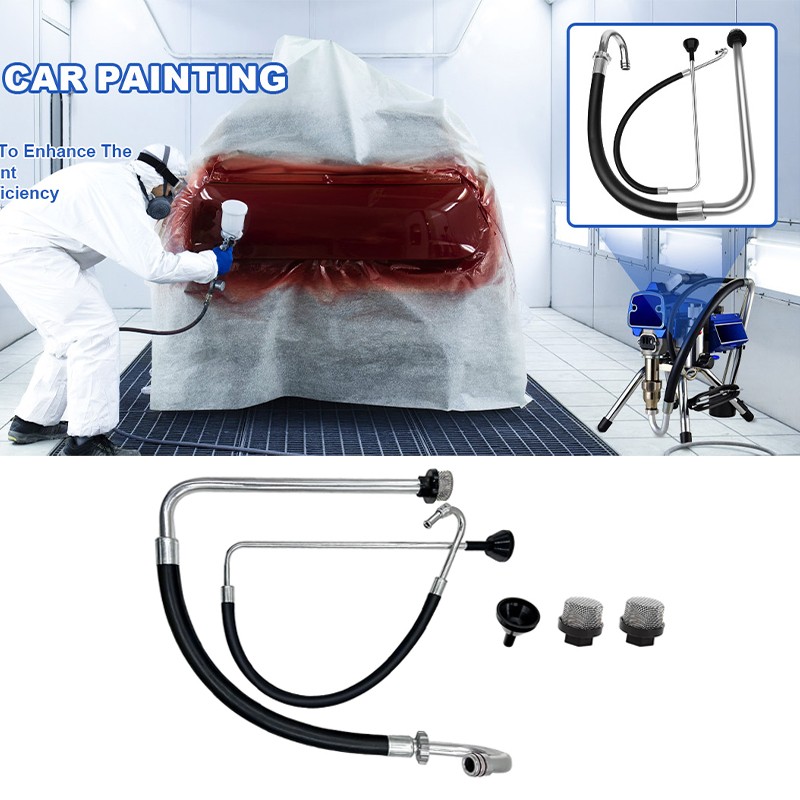 Stainless Steel Suction Hose & Reflux Line Sets For Graco 390 395 490 495 595