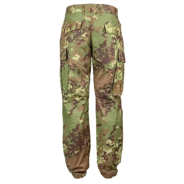 Italian Vegetato Camo Rip Stop field pants, 35-36x32, NOS cd.,free U.S. shipping