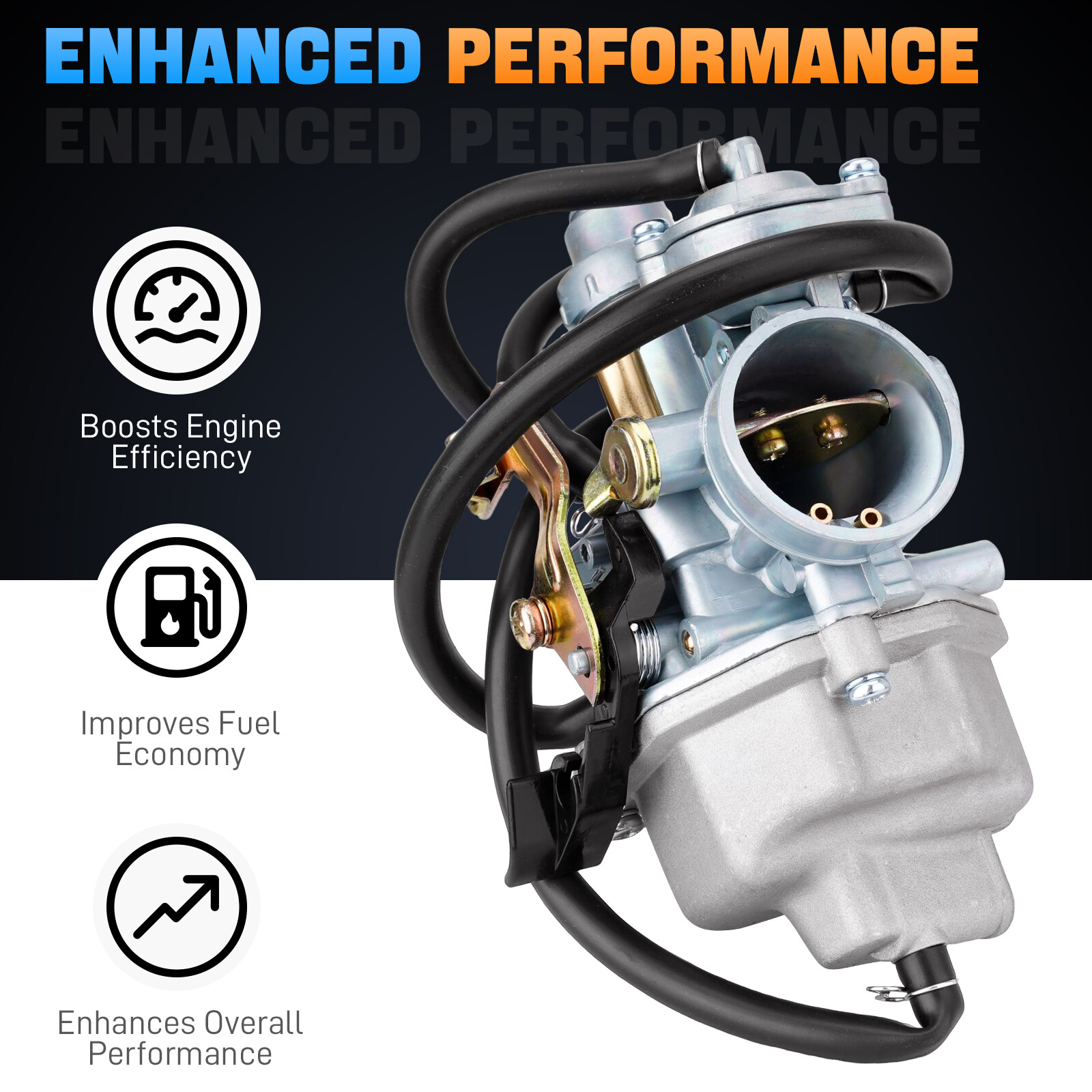 Carburetor Kit for Honda Recon 250 TRX250 TRX250TE TRX250TM 97-07 16100-HM8-B01