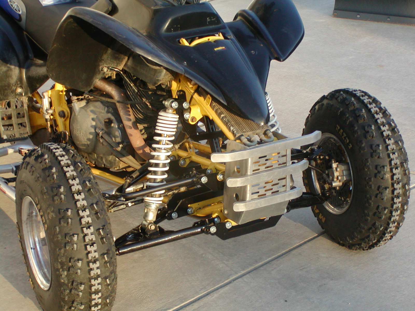 Yamaha '90-03 Warrior 350 A-arms Widening and YFZ450 Shocks Conversion Kit