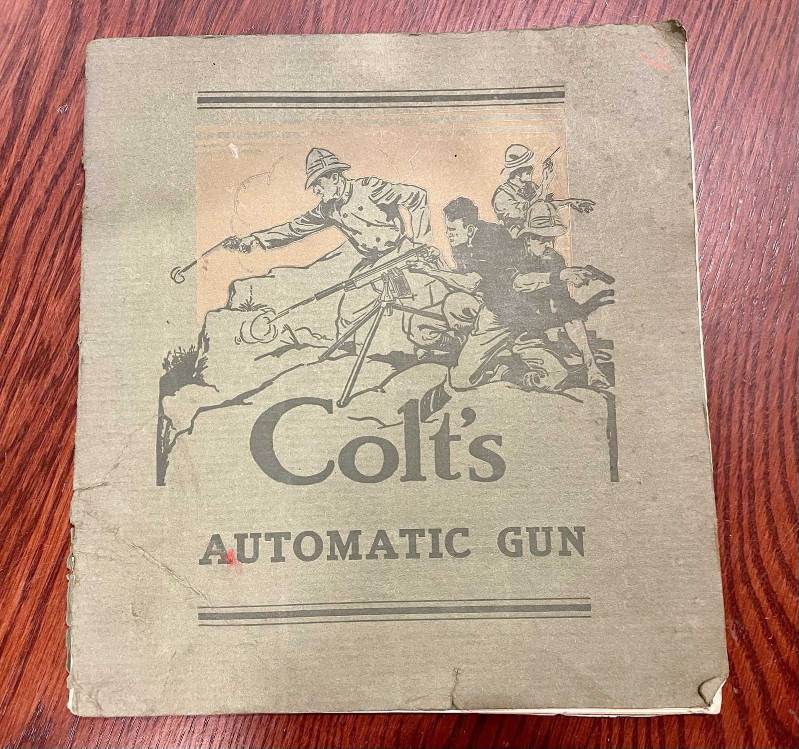 RARE~Antique~COLT’s AUTOMATIC (MACHINE) GUN MODEL 1914 MANUAL WW1~ORIGINAL!!